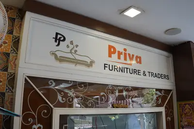 Priya Furniture Store Board